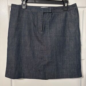 Calvin Klein Classic Dark Wash Denim Skirt